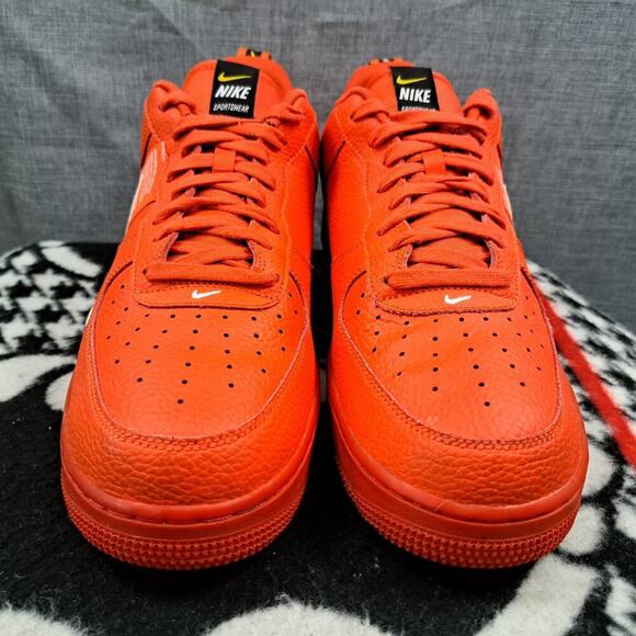 %Size 12 - Nike Air Force 1 \'07 LV8 Overbranding 2018 Men AJ7747-800 / A 20
